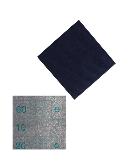 Ковролин самоклеящийся для пола и для стен, 300×300 мм, цвет синий, 10 шт.