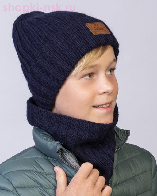 Q 152 D 152 флис (колпак+снуд) Комплект - Fomas фото 8