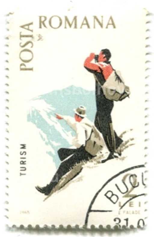 Марка Туризм 1965 год Румыния