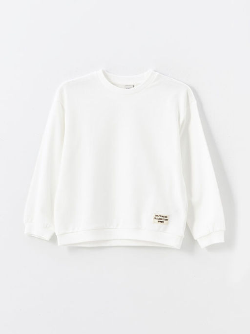 Bisiklet Yaka Basic Uzun Kollu K?z ?ocuk Sweatshirt - Waikiki фото 2