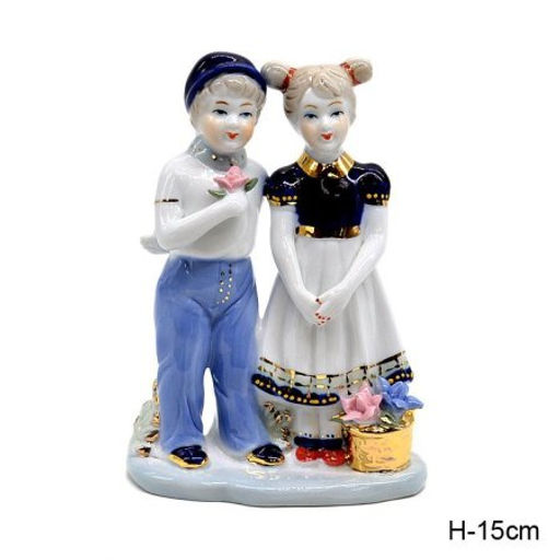 Статуэтка Мальчик и Девочка 15 см / XH:13091 /уп 60/ - Галеонтрейд фото 2