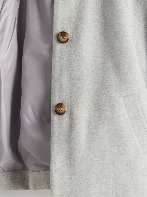 Bebe Yaka K?z ?ocuk Ka?e Kaban