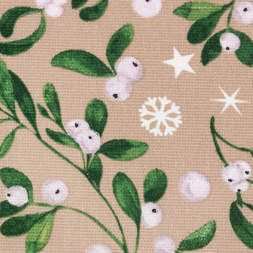 Полотенце новогоднее Доляна Frosty berries 35х60 см, 100% хл, рогожка 164 г/м2