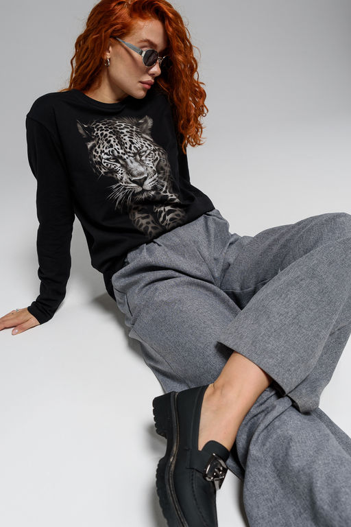 8513 Футболка с длинным рукавом женская