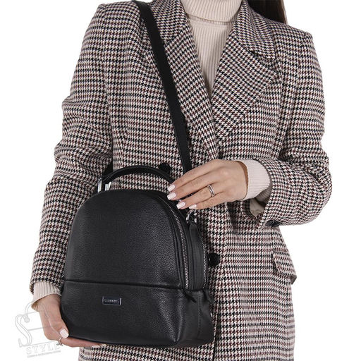 Рюкзак женский 670091 black Velina Fabbiano-Safenta/30 в Новосибирске