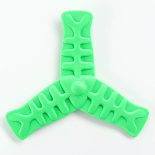 Бумеранг Рыбы тройной, 18,5 х 16,5 см, зелёный - Пижон фото 2