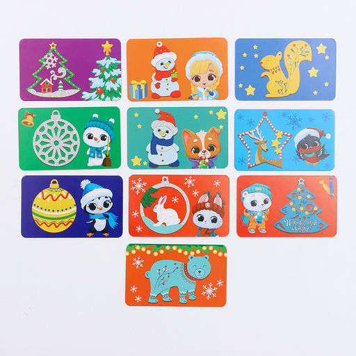 Адвент - календарь на новый год своими руками Роспись по дереву, набор для творчества