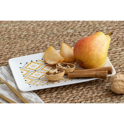 Блюдо керамическое «Орнамент», 20.5×12.5×1.8 см