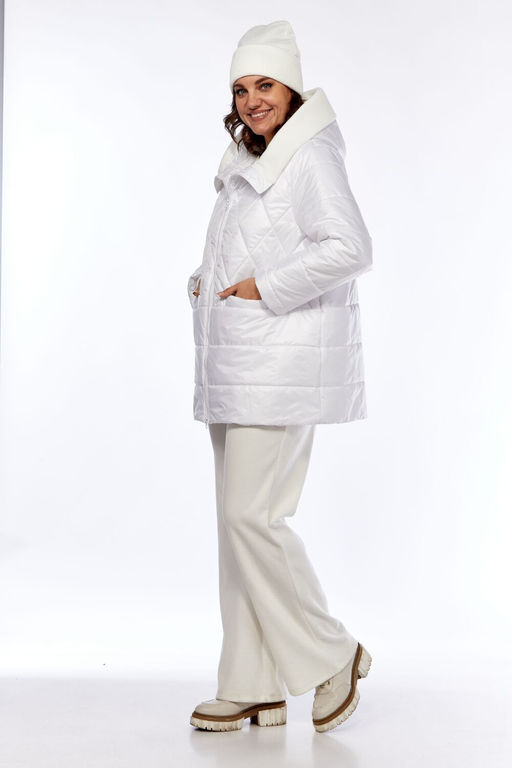 Куртка Diamant 1914-Р беж-какао фото 394