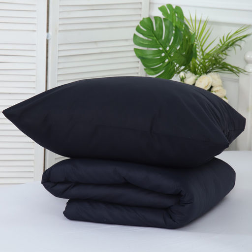 Комплект 1.5сп Черный 8-3 (пододеяльник 145х215см, наволочка 70х70см) бязь, 120г/м, хл100% - Атра фото 5