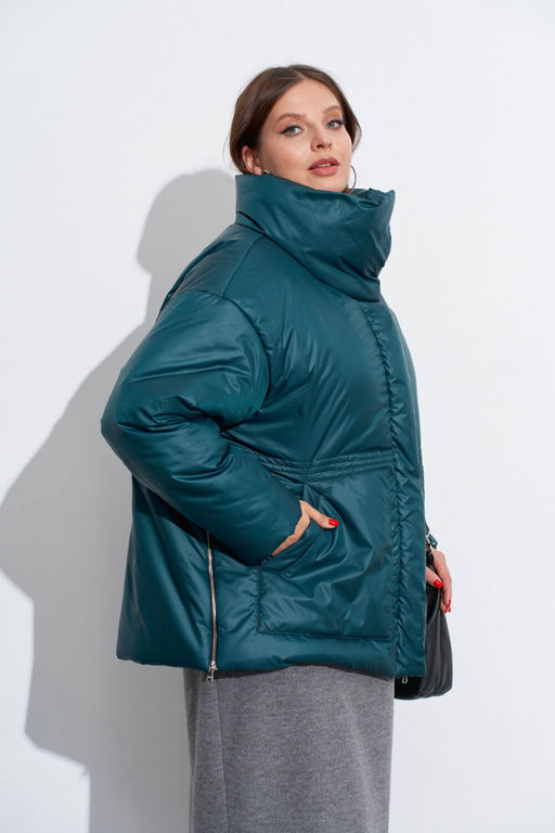 Куртка TEZA 5615 бирюза