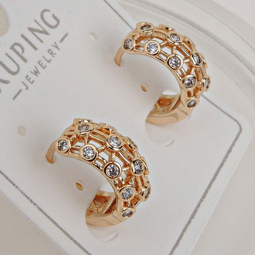 XUPING Серьги с замком кольцо арт. 18 1408 (id 281772) - Rada фото 2