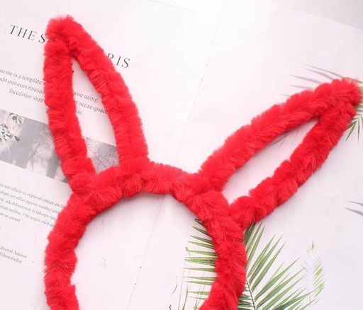 Ободки светящиеся меховые Заячьи ушки (10 шт в уп) - Storyland фото 2