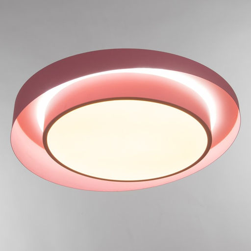 Люстра с ПДУ "Зефир" LED 120Вт 3000-6000К розовый 50х50х10 см BayerLux