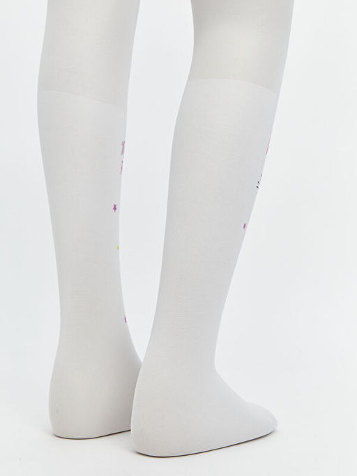 Desenli K?z ?ocuk ?nce K?lotlu ?orap