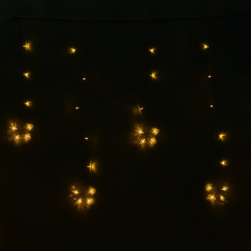 Электрогирлянда-занавес светодиодная "Звездочки"