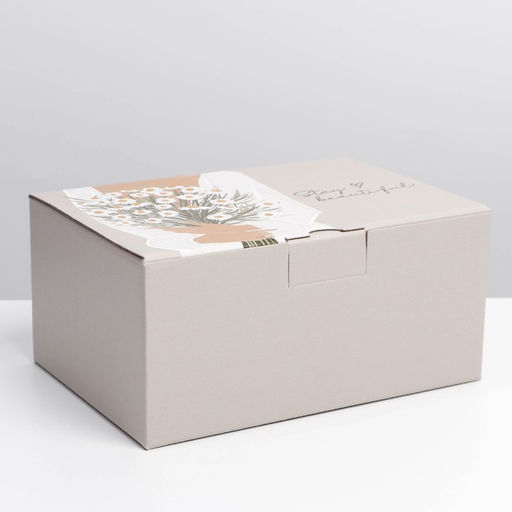 Цена за 2 шт. Коробка?пенал, упаковка подарочная, Stay beautiful, 22?15?10 см