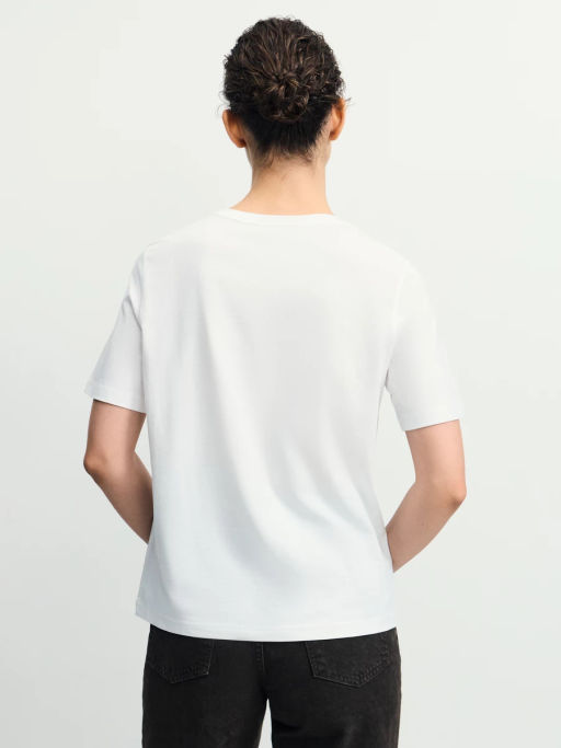 Базовая футболка из хлопка / Zarina  фото 6