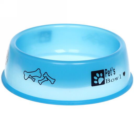 Цена за 3 шт. Миска пластиковая "Мр. Декстер", цвет голубой, 18*5,5см /450мл