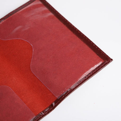 Обложка для паспорта, бордовая
