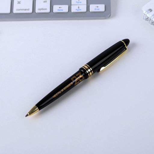 Ручка шариковая синяя паста в тубусе 23 февраля, пластик - Artfox фото 2