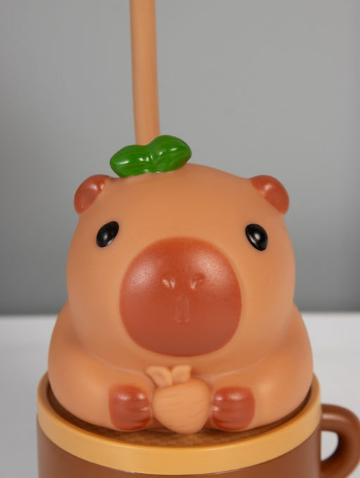 Ночник "Капибара в чашке" 8хLED 3Вт 5V USB АКБ 2 режима 9,5х9,5х28,5 см