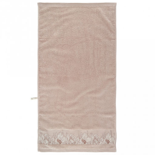 Полотенце махровое Цветочный кант 70х140см, хлопок 100%, бежевый (Китай) - Домашняя мода фото 2