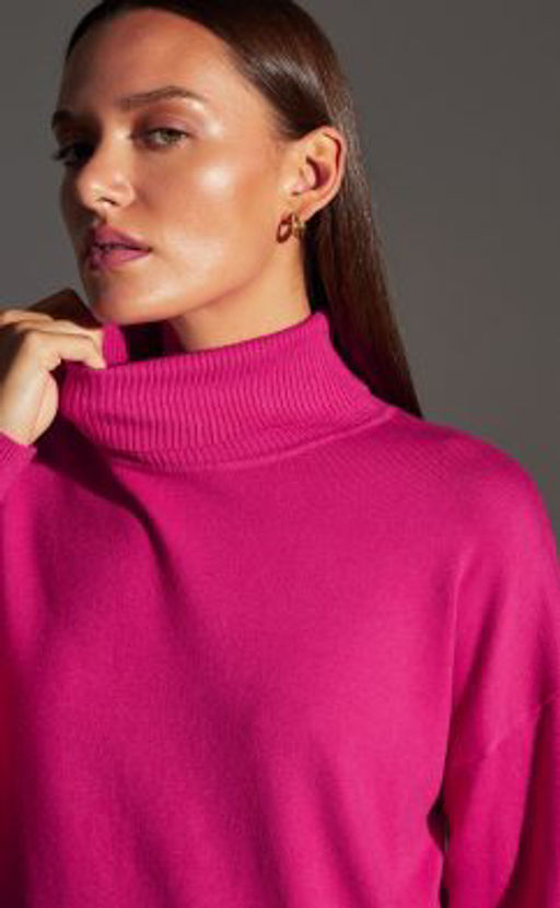 Водолазка F122-1507 fuchsia - Fine joyce фото 3