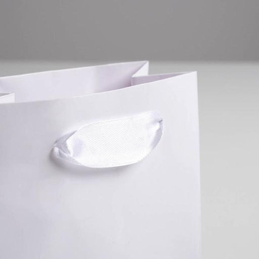 Пакет подарочный Белый, 11,5 14.5 6 см - Дарите счастье фото 3