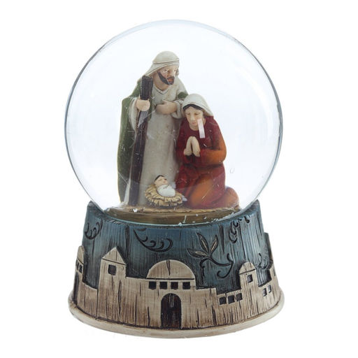 Фигурка декоративная "Рождество" в стекл шаре, D 6.5 см, L6,5 W6,5 H8,5 см, 2в.