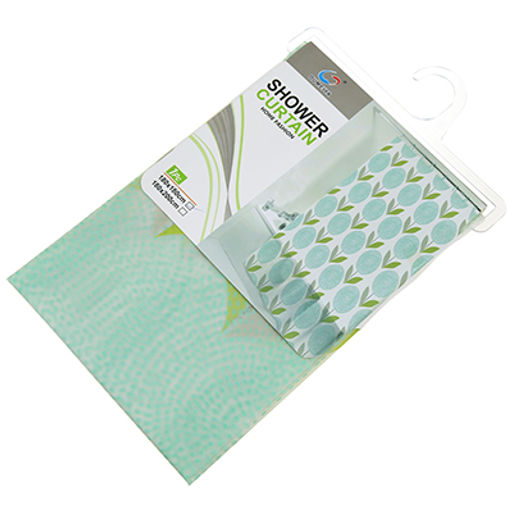 Штора для ванной EVA 180х180см "Одуванчики" с кольцами, в блистере (Китай)