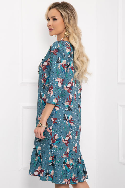 Платье Bellovera 4П3645 бирюзовый