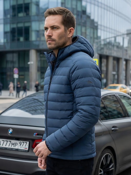 Куртка мужская стёганая с капюшоном с графеновой подкладкой - Valianly фото 20