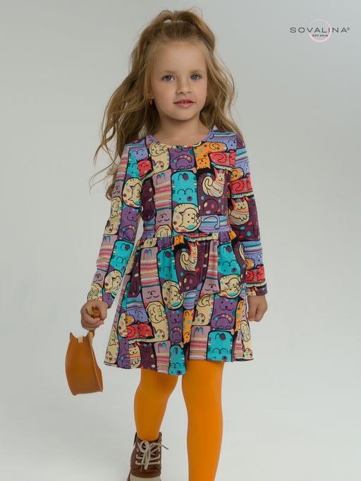 Платье Эля коты в горошек - Sovalina фото 12