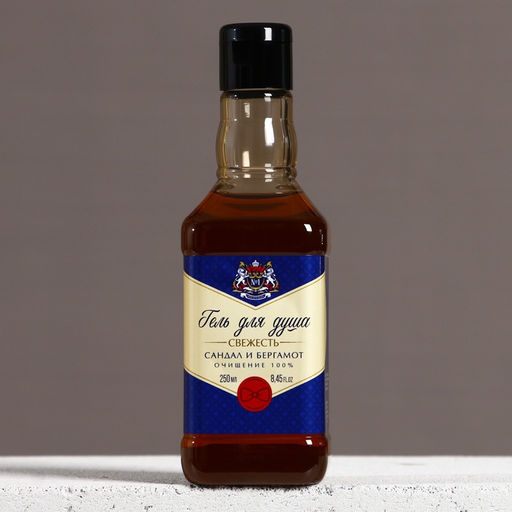 Гель для душа виски, 250 мл, аромат сандала и бергамота, Чистое счастье