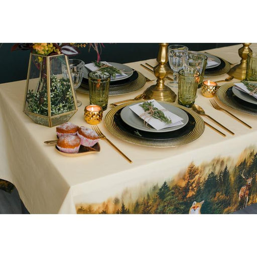 Скатерть Этель: Лес, 110 150 см, хлопок 100 %, саржа, 190 г/м  фото 4