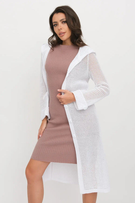 ЗЛАТА Кардиган 352064/молочный