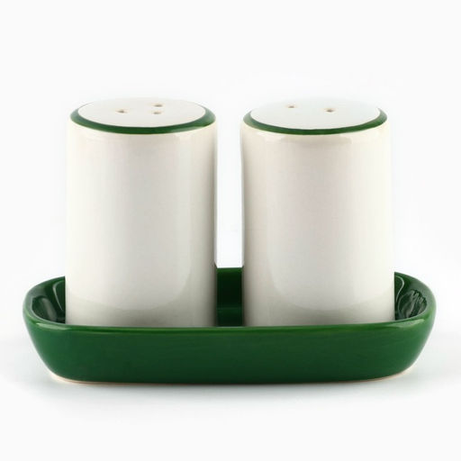 Солонка и перечница «Новогодний олень», 12×6.5×7 см, ручная работа