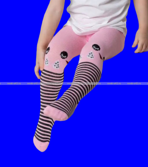 Цена за 12 шт. BFL колготки детские с рисунком на девочек ассорти