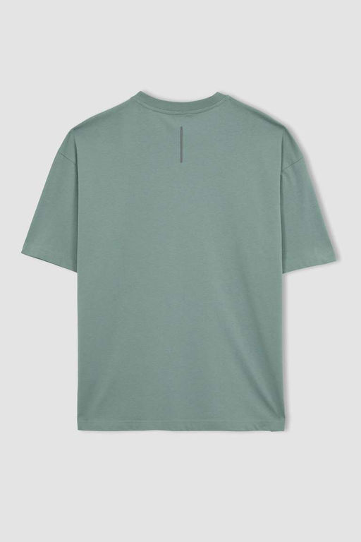 DeFactoFit Футболка оверсайз с круглым вырезом и короткими рукавами с принтом из 100% хлопка  фото 10