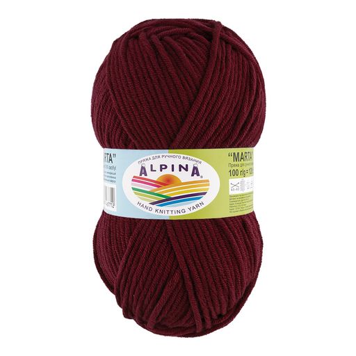 Пряжа ALPINA MARTA 100% тактифил 5 шт. х 100 г 120 м  6 м