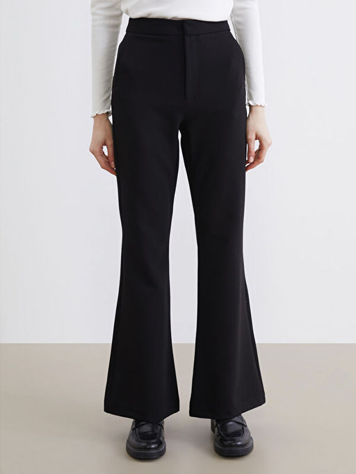 Beli Lastikli ?spanyol Pa?a Kad?n Pantolon