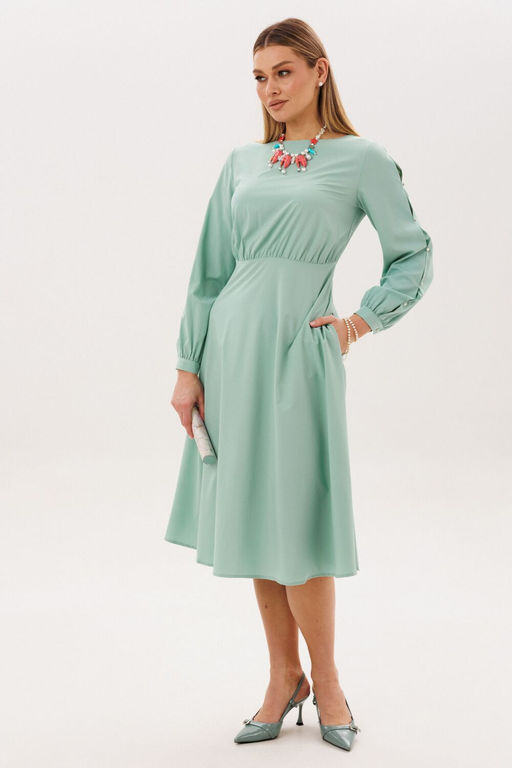 Платье ANELLI 1836 дымчатый нефрит  фото 9