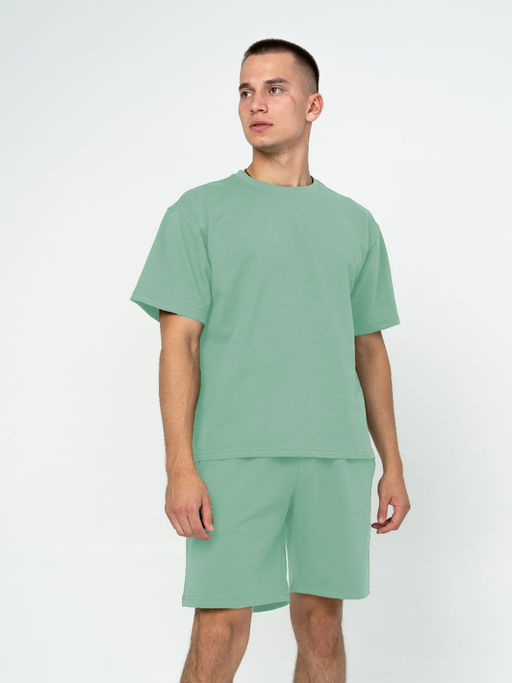 Мужской костюм из хлопкового футера - Solo mio фото 3