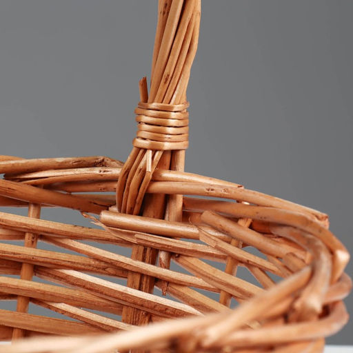 Корзина плетёная для хранения Kori, лоза, светло-коричневая, набор 3 шт.