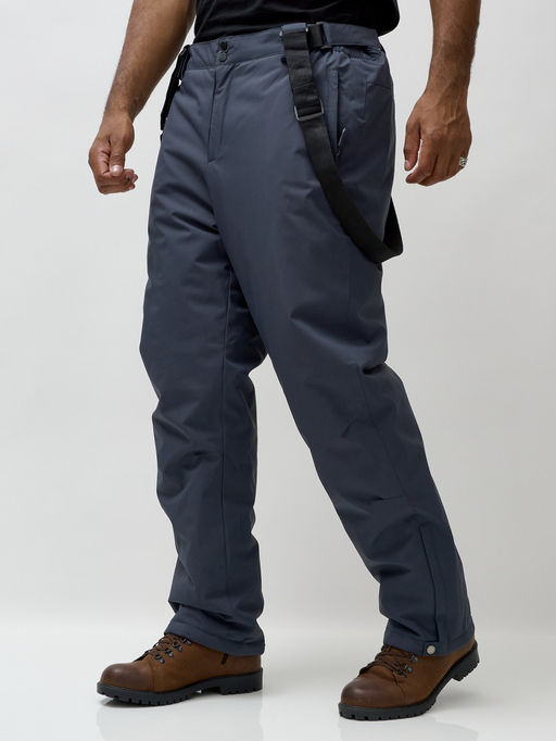 Горнолыжный костюм мужской зимний темно-серого цвета 383TC - Mtforce фото 26