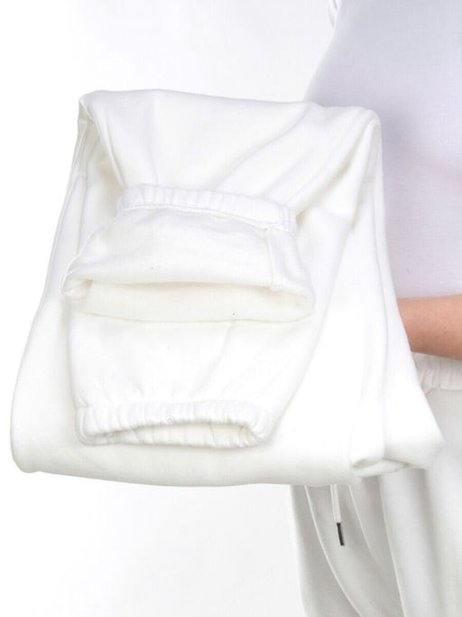 M039 WHITE Брюки спортивные женские на флисе (100% хлопок) 7986 - Fashion фото 8