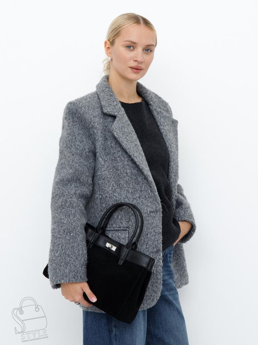 Сумка женская кожаная 999010NN black Natale Navetta  в Новосибирске