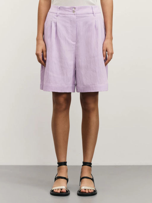 Шорты-бермуды из вискозы и тенселя / Zarina  фото 3