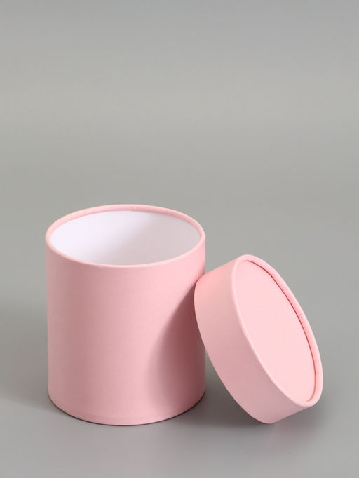 Коробка подарочная, завальцованная, "Розовая", 12 х 12 см